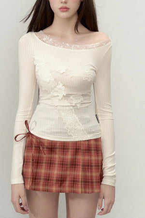 Slim Fit Lace Top