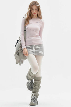 Slim Fit Retro Bow T-Shirt