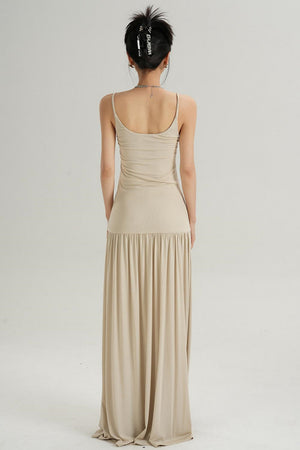 Slim Fit Suspender Dress