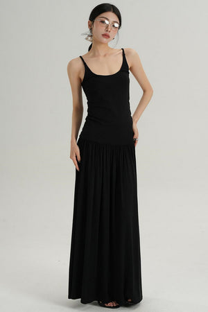 Slim Fit Suspender Dress