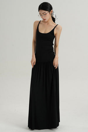 Slim Fit Suspender Dress