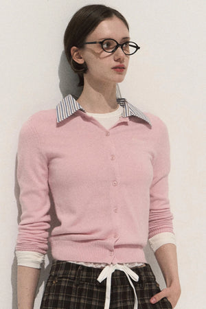 Slim Fit Wool Knit Top
