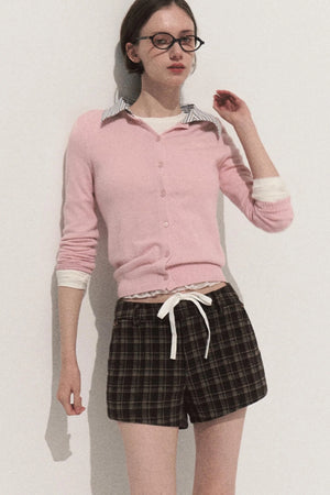 Slim Fit Wool Knit Top