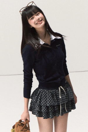 Slim Fit Wool Knit Top