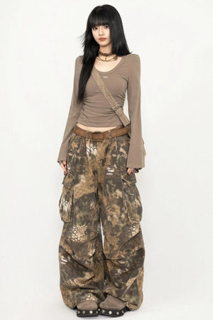 Slim Flare Sleeve Tee