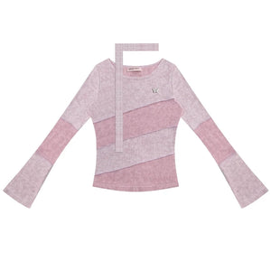 Slim Long Sleeve Knitted T-Shirt