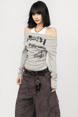 Slim Spice Girl Long Sleeve Top