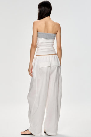 Slim Tie-Front Top