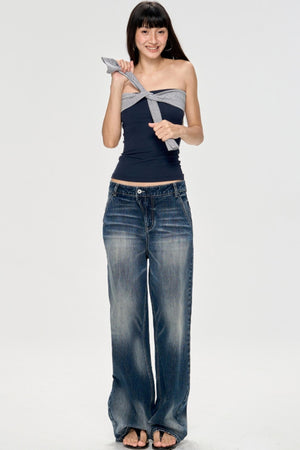 Slim Tie-Front Top