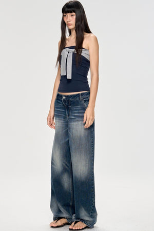 Slim Tie-Front Top