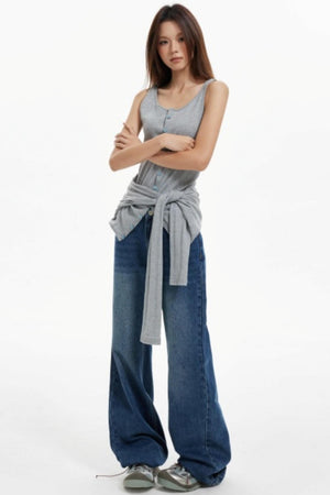 Slim Two Wear Cardigan Top