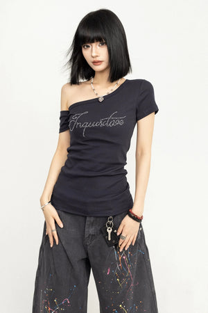 Slim Vintage Strapless Top