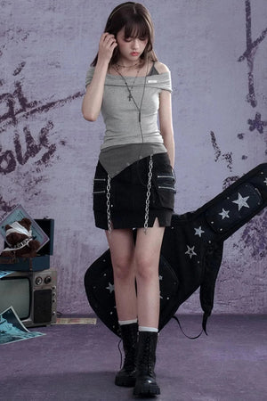 Slimming Gray Tank Top