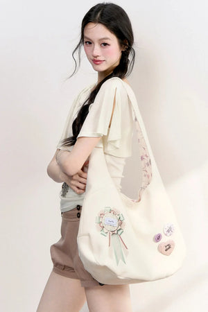 Slow-Paced Print Tote Bag Set-Up