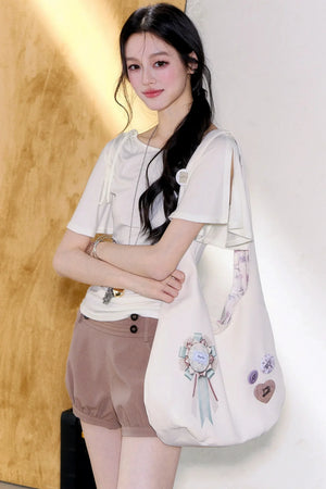 Slow-Paced Print Tote Bag Set-Up