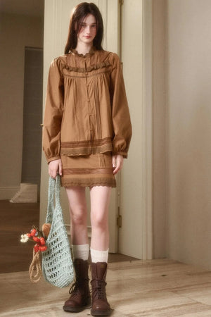 Small World Natural Cotton Skirt Set-Up