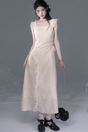 Snow Bud Lace Camisole Dress