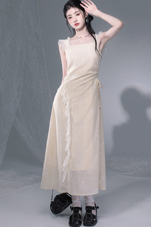 Snow Bud Lace Camisole Dress