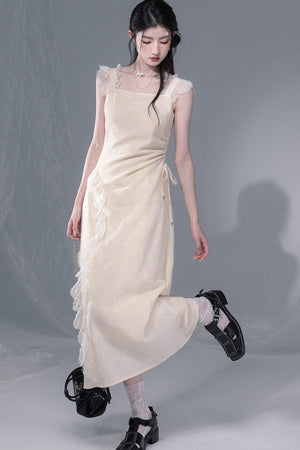 Snow Bud Lace Camisole Dress