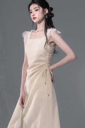 Snow Bud Lace Camisole Dress