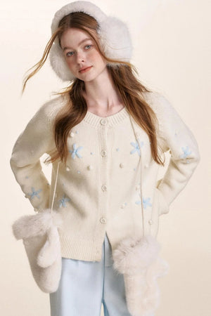 Snowflake Knit Cardigan