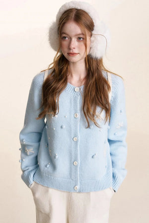 Snowflake Knit Cardigan
