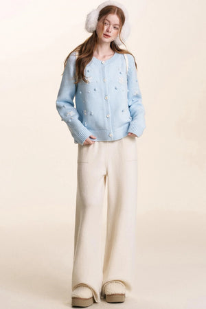 Snowflake Knit Cardigan