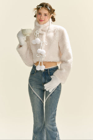 Snowy Hot Eco-Friendly Fur Coat