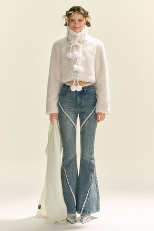 Snowy Hot Eco-Friendly Fur Coat