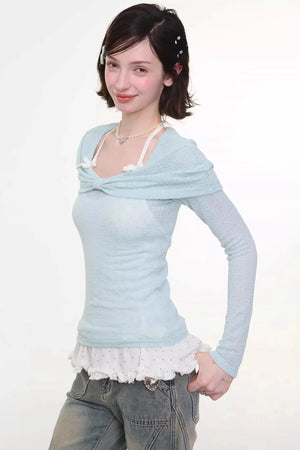 Soft Cloud Knit Top