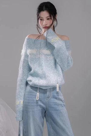 Soft Clouds Jacquard Sweater