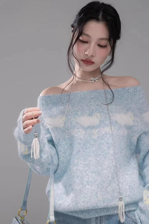 Soft Clouds Jacquard Sweater