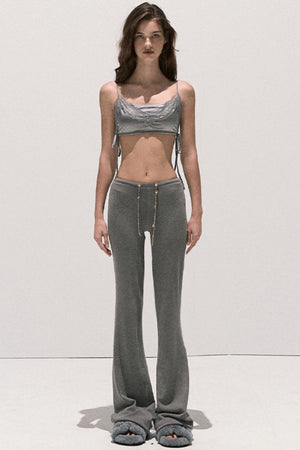 Soft Crewneck Knitwear Trouser Set-Up