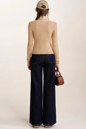 Soft Embroidered Knit Sweater