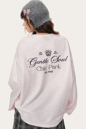 Soft Glutinous Long Sleeve T-Shirt