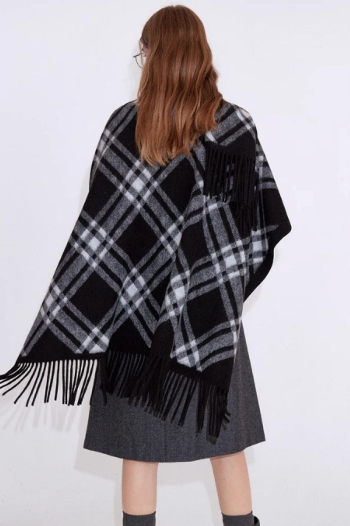 Soft Glutinous Sheep Wool Shawl