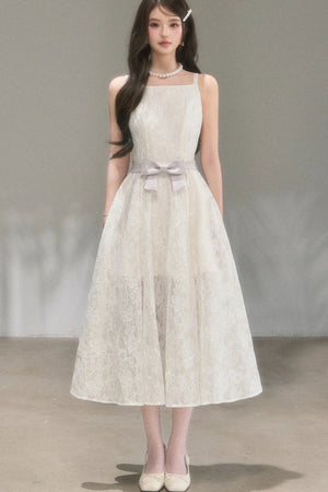 Soft Lace A-Line Dress