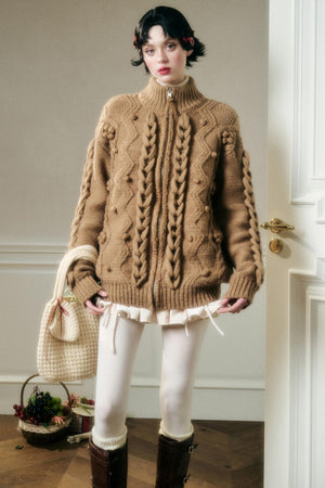 Soft Pure Wool Winter Jacket