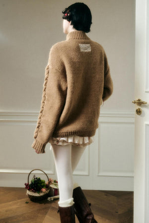 Soft Pure Wool Winter Jacket