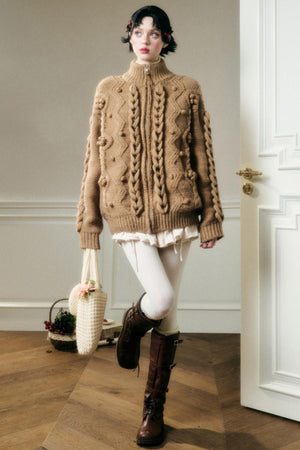 Soft Pure Wool Winter Jacket