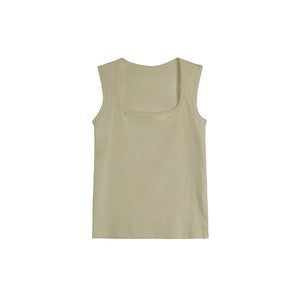 Solid Color Base Vest Top