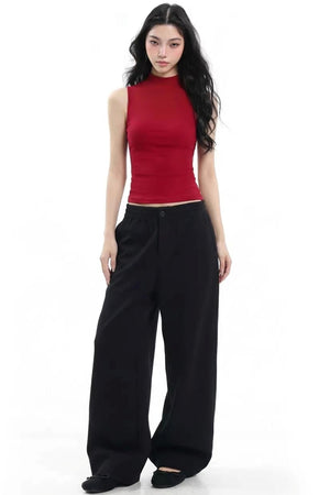 Solid Color Knitted Camisole