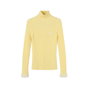 Solid Color Knitted Tops