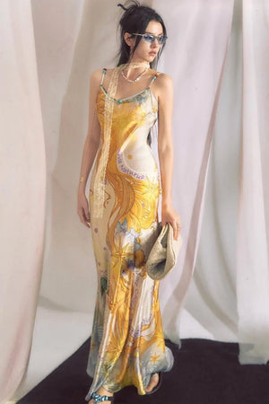Sparkling Rhinestone Beaded Dress