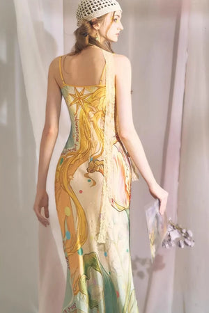 Sparkling Rhinestone Beaded Dress