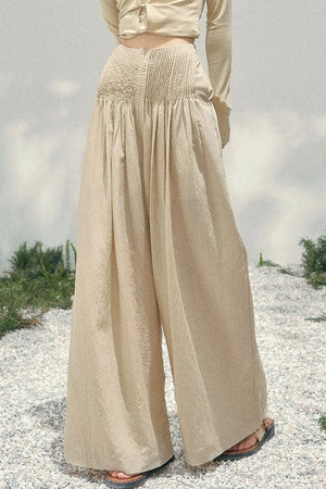 Sparkling Sleeveless Waist-Cinching Top Set-Up
