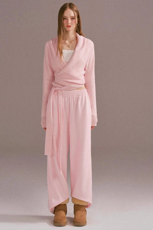 Spice Girl Hooded Knitted Cardigan Set-Up
