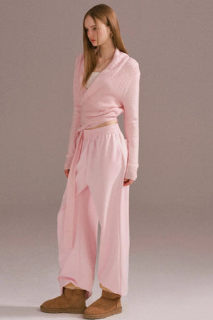 Spice Girl Hooded Knitted Cardigan Set-Up