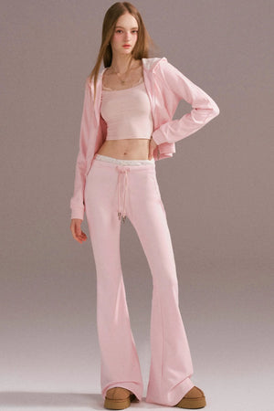Spice Girl Hooded Knitted Cardigan Set-Up