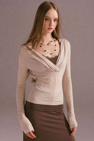 Spice V-neck Maxi Skirt Top Set-Up